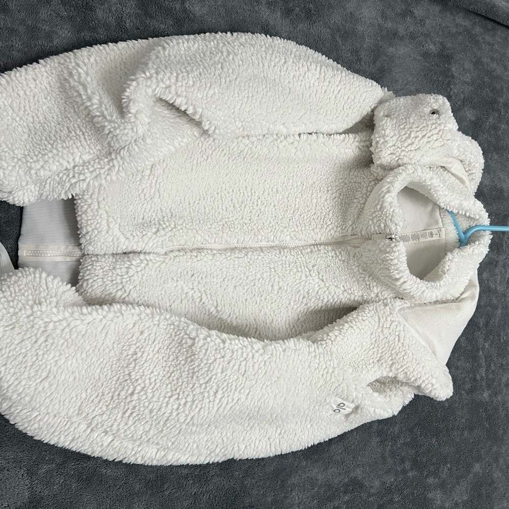 Cozy White Sherpa Jacket